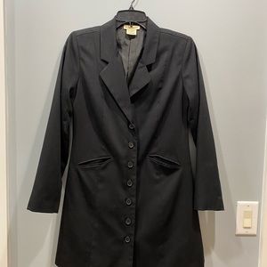 Monterey Bay lined trench/long blazer